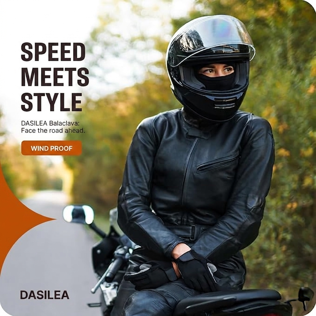 Full Face Balaclava Mask – UV & Dust Protection | Unisex | DASILEA